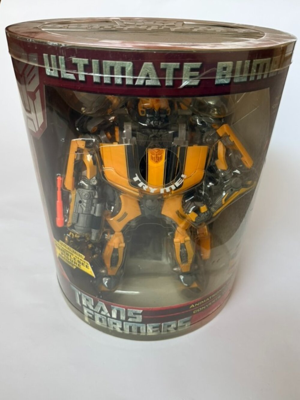 Transformers 2007 Ultimate Bumblebee Animatronic Camaro + Titanium figure Costco